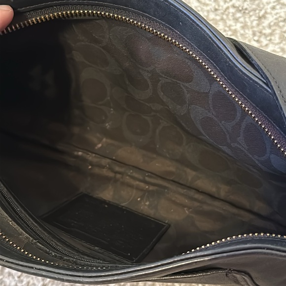 Vintage Coach Penelope Black Leather Shoulder Bag Purse AS IS - Picture 11 of 16